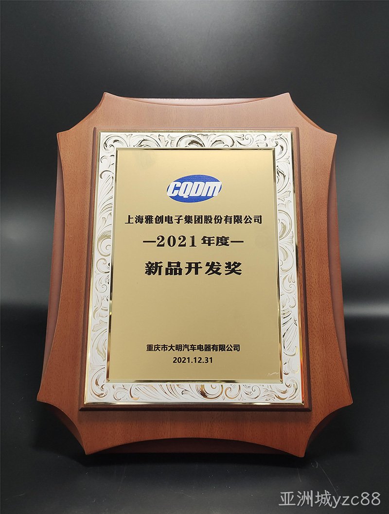 2021大明汽车电器新品开发奖